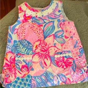 Lilly P baby shift dress with bloomers